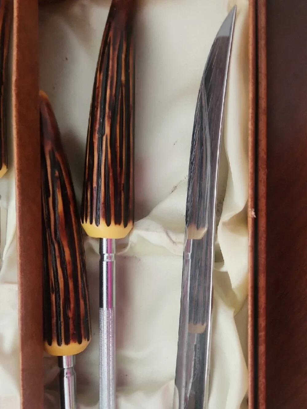 1950 vintage Crown Crest cutlery set from Sheffield, England,